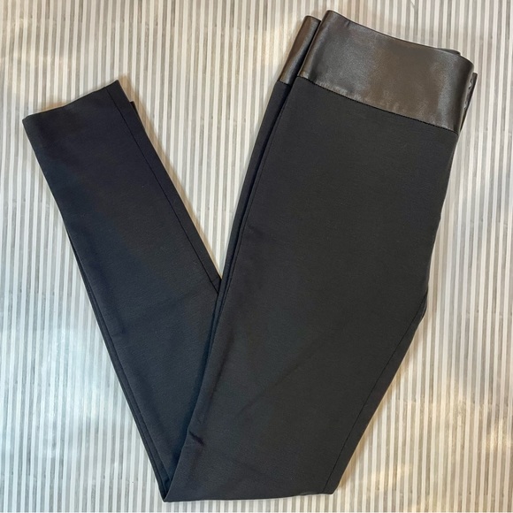 Alice + Olivia Leather Leggings - Picture 2 of 5